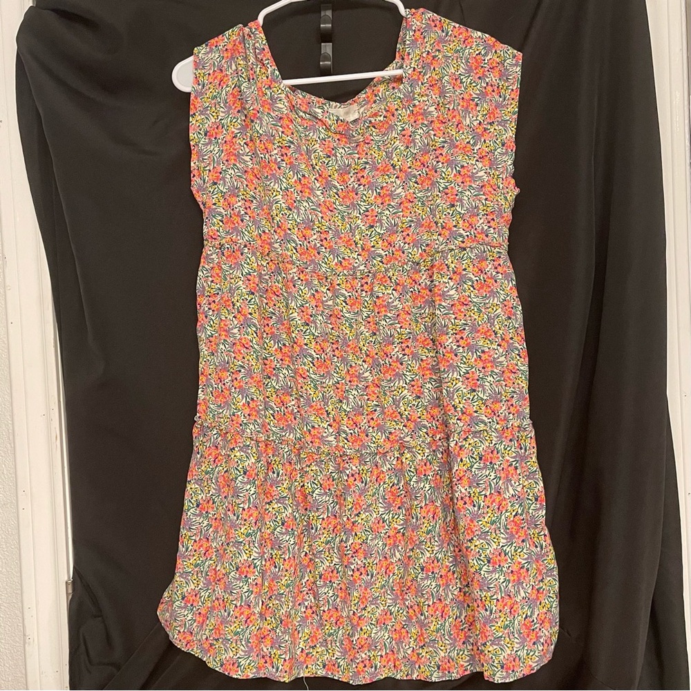 NATURAL LIFE Dress Floral - Pink and Green size Medium